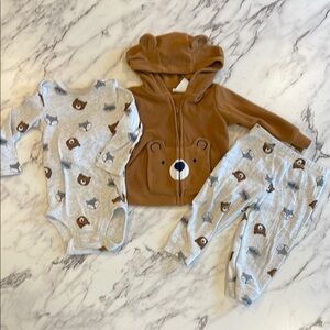 Adorable Bear-Themed Kids One Piece Set